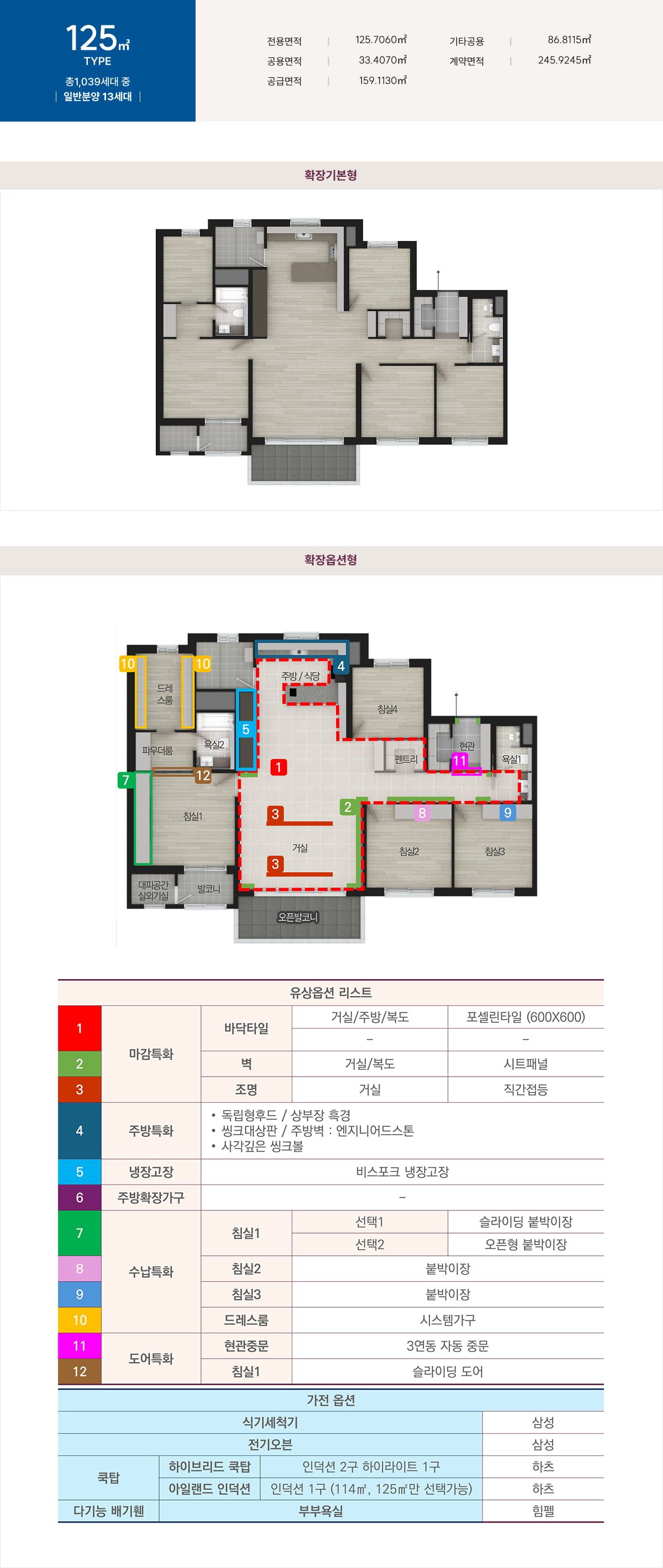 125㎡ 평면도